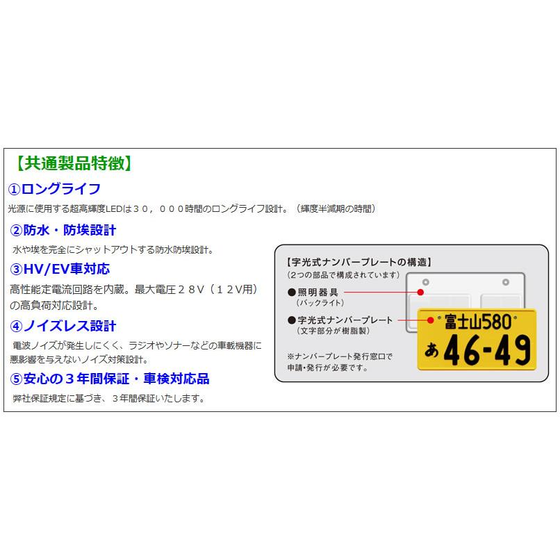 RACING GEAR（レーシングギア） RG（レーシングギア）POWER LED 字光式 
