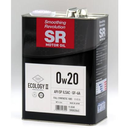 新品　エンジンオイル　0w-20 RG レーシングギア　SR 4L×2 RG（レーシングギア）SRエンジンオイル ECOLOGY 0W20 4L SR00204S : 2