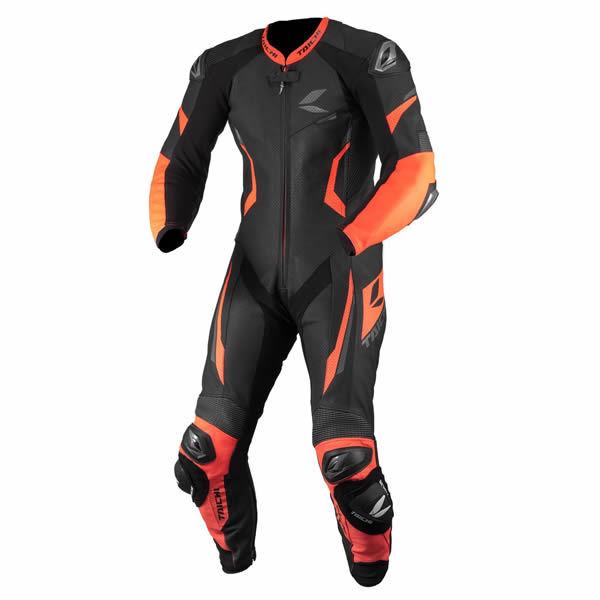 RSタイチ(アールエスタイチ) NXL307 GP-WRX R307 RACING SUIT BLACK/NEON RED S/48サイズ 041794｜t-joy