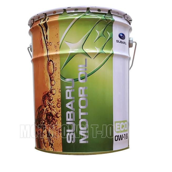 SUBARU SUBARU(スバル) エンジンオイルMOTOR OIL ECO 0W-16 20L SUBARU SUBARU(スバル) エンジンオイルMOTOR OIL ECO 0W-16 20L