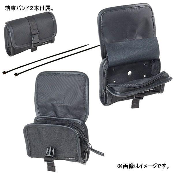 TANAX（タナックス） ETCポーチ MF-4707(ブラック) : 2輪・4輪用品の