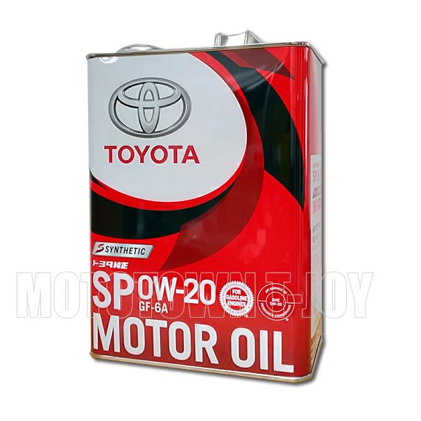 Toyota純正 ガソリンエンジンオイル トヨタ純正sp 0w 4l 080 135 2輪 4輪用品のショップt Joy 通販 Paypayモール