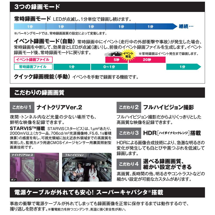 トヨタ（TOYOTA） 【日本製/3年保証】TZ 車内180度カメラ搭載ドライブ