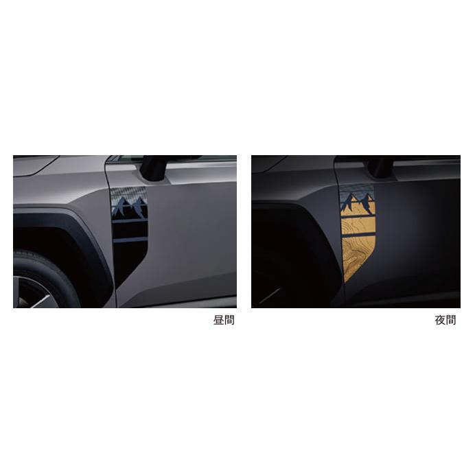トヨタ（TOYOTA） TZ RAV4専用 レトロリフレクションデカール