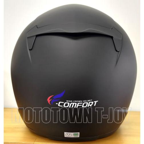 新品未使用　WINS FF-COMFORT　フルフェイス マットブラック L WINS FF-COMFORT(エフ・エフ−コンフォート)】インナーバイザー