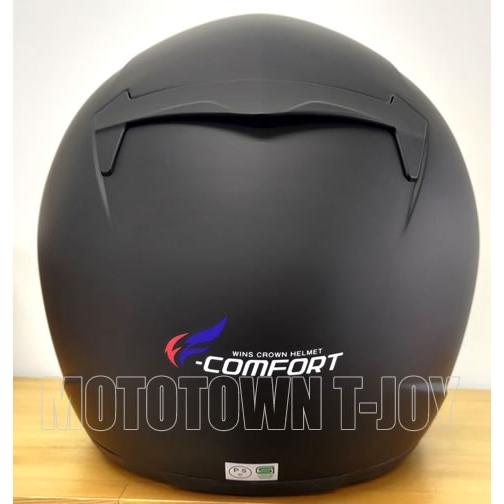 【WINS FF-COMFORT(エフ・エフ−コンフォート)】インナーバイザー付き　フルフェイスヘルメット｜t-joy｜02