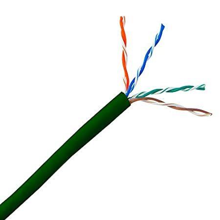 Bulk Cat5e Green Ethernet Cable， Stranded， UTP (Unshielded Twisted Pair)， P