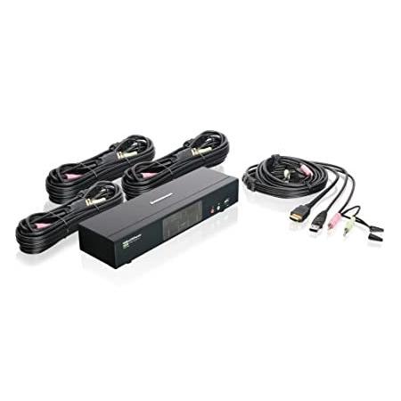 4-Port HDMI Multimedia KVMP [並行輸入品]