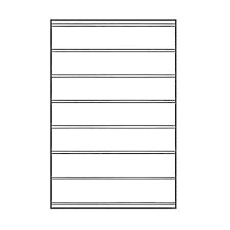 Replacement Message Board Face with Tracks for The Swinger Sign Stands, Fac