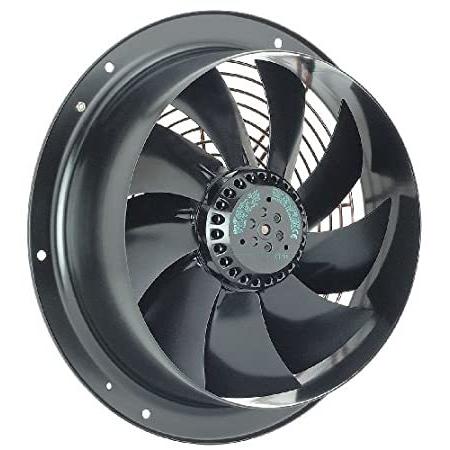 Axial Fan,Round, 12-1 2" Dia,1100 CFM