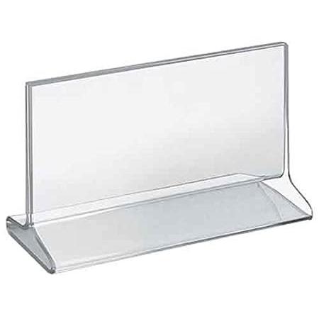 Azar　Displays　142704　8.5-Inch　Acrylic　Top-　Holder,　W　5.5-Inch　x　Load　H　Sign