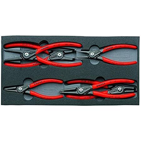 Knipex 00 20 01 V02サークリップスナップリングプライヤーセット（6個）