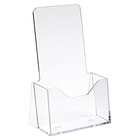 Econoco’s　Clear　Brochure　Holder　Counter　for　Display　Flyer　Literature,　Top