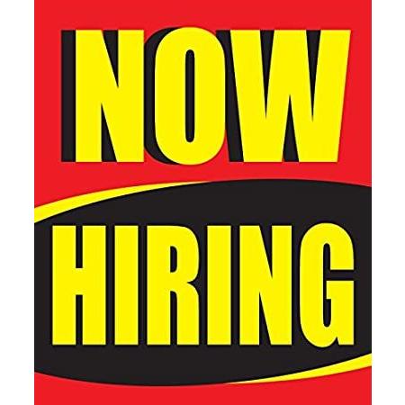 Now　Hiring　Retail　Signs　18　Store　24　Window　Display　Inche　for　Business　x