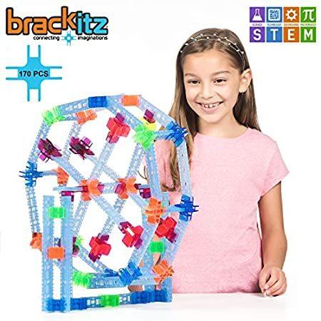 楽天 Inventor Brackitz - Set) Piece (170 STEM Ag Kids for Toy Building Discovery ブロック