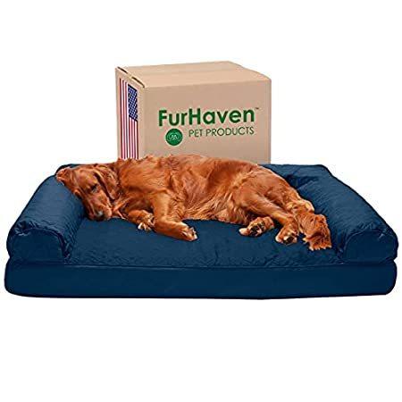 Furhaven Pet Dog Bed， Large Dog Beds for Large Dogs， Medium Small Dog Beds