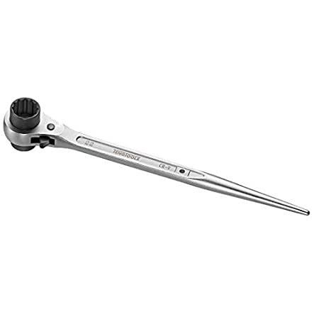 Teng Tools 19mm x 22mm または 3/4 x 7/8 12ポイント ダブルエンドソケット ラチェットポジャースパッドレンチ - P