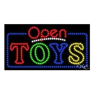 LED　Toys　Open　for　Rectangle　Displays　Up　Light　Business　Sign　Electronic　Si