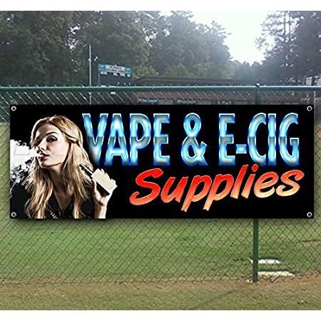 Vape　and　E　13　Non-Fabric　Supplies　oz　Cig　Banner　Vinyl　Single　Heavy-Duty