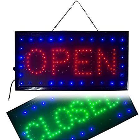 Ovovo　Ultra　Bright　LED　Closed　Sign,　Business　for　Fo　Signs　in　Drink　Open