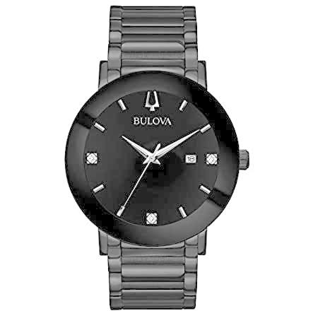 超安い品質 モダンクオーツ ステンレススチール製カジュアル腕時計 メンズ ブローバ 腕時計 色 ブラック 98d144 モデル メンズ腕時計 Www Miguelsaco Com