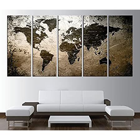 楽天1位 大きなワールドマップキャンバスアート印刷 Extra Largeプッシュピンワールドマップ壁アート 世界マップアート ベッドルームアート装飾 現代壁ア B073q48tq4 Tkstore 通販 Yahoo ショッピング 保証書付 Assureapm Com