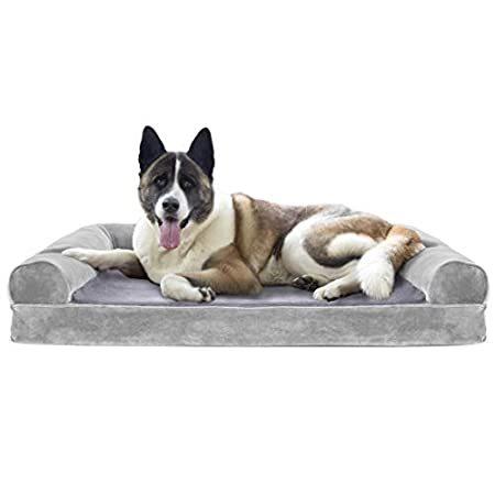 Furhaven Pet Dog Bed， Large Dog Beds for Large Dogs， Medium Small Dog Beds
