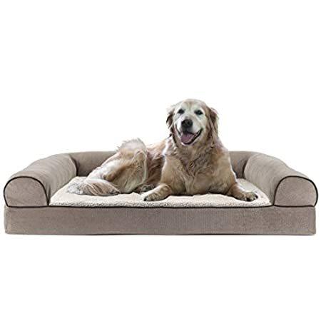 Furhaven Pet Dog Bed， Large Dog Beds for Large Dogs， Medium Small Dog Beds