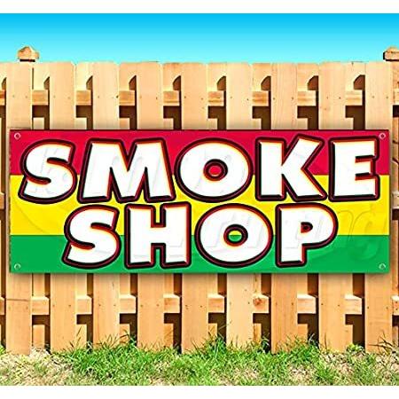 Smoke Shop 13 oz Banner Non-Fabric Heavy-Duty Vinyl Single-Sided with M