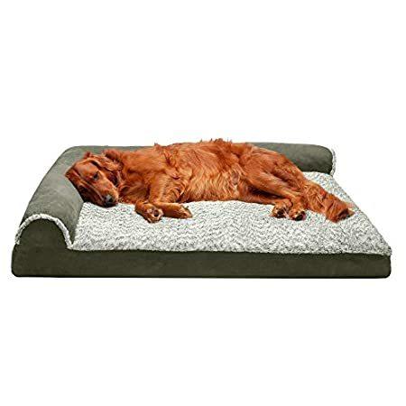 Furhaven Pet Dog Bed， Large Dog Beds for Large Dogs， Medium Small Dog Beds