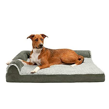 Furhaven Pet Dog Bed， Large Dog Beds for Large Dogs， Medium Small Dog Beds