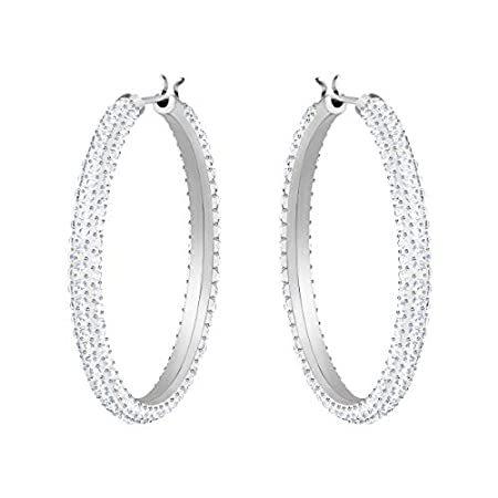 Swarovski シルバー フープピアス SWAROVSKI スワロフスキー フープ