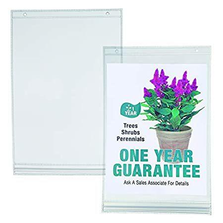 Waterproof Poster Pocket, 8.5 Inch x 11 Inch, Resealable Weatherproof Sign