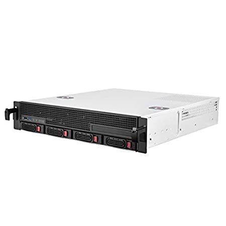高い素材 SilverStone Technology 2U Rackmount Server Case with 4 X 3.5 Hot Swap Bays その他PCパーツ