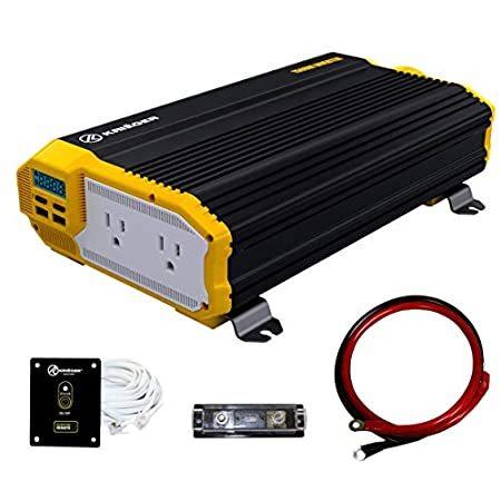 Krieger 1500 Watts Power Inverter 12V to 110V, Modified Sine Wave Car Inver