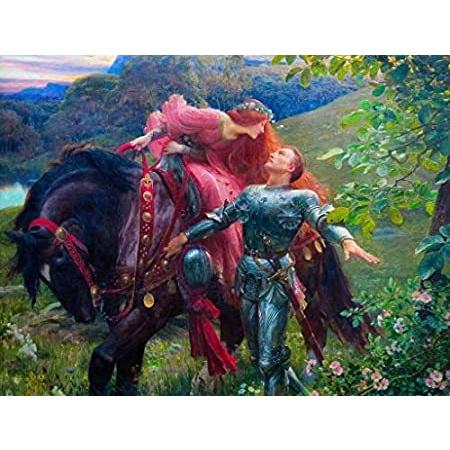 Nautilus Puzzles 木製ジグソーパズル - La Belle Dame Sans Merci - 437 ユニークな木製ピース - 米国