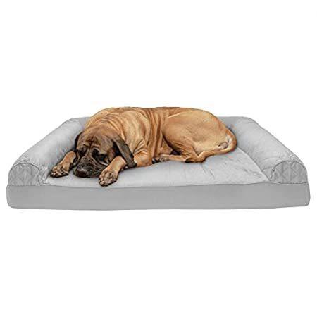 Furhaven Pet Dog Bed， Large Dog Beds for Large Dogs， Medium Small Dog Beds