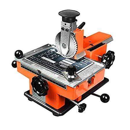 セールサイト Mxbaohengダイヤル式刻印機 プレートマーカー 銘板刻印機 金属刻印 半自動 小型 持ち運びが簡単 はっきりと印刷する Diy ネームプレート 輸入品販売 Chemicals Com Br