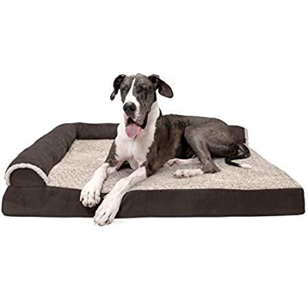 Furhaven Pet Dog Bed， Large Dog Beds for Large Dogs， Medium Small Dog Beds