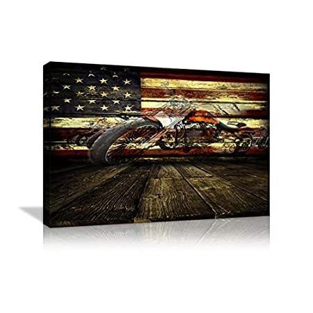 レビューで送料無料 Amemny アメンニー アメリカ国旗 独立記念日 キャンバスウォールアート 絵画 モダンポスターとプリント写真 リビングルーム用 ホームデコレーシ 初回特典付