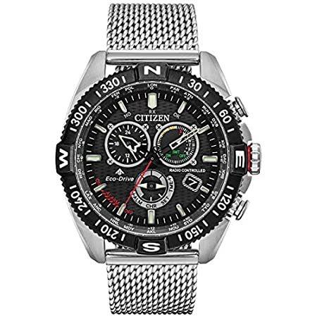 Citizen Promaster Navihawk エコドライブムーブメント ブラックダイヤル メンズウォッチ シルバー