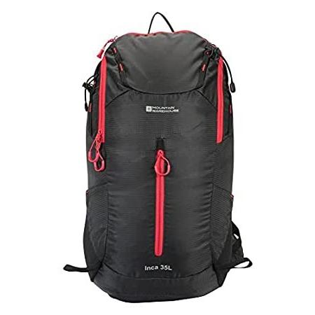 Mountain Warehouse Inca Extreme 35L Rucksack - Travel Backpack Black