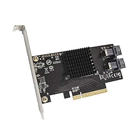 IO CREST U.2ポート PCIe 3.0 x8 分岐ライザーコントローラー SFF-8643 から SFF-8639 ケーブル付属 (SI-P