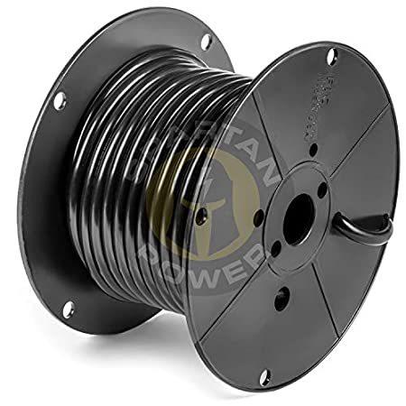 Spartan Power 100 Feet Red 1/0 AWG Battery Cable Made in The USA UL Listed