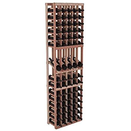Wine Racks America Redwood 5 Column Display Row Wine Cellar Rack. Unstained