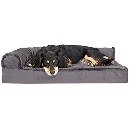 Furhaven Pet Dog Bed， Large Dog Beds for Large Dogs， Medium Small Dog Beds