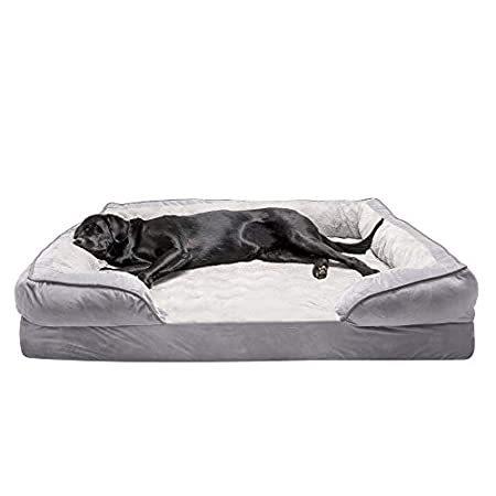 Furhaven Pet Dog Bed， Large Dog Beds for Large Dogs， Medium Small Dog Beds