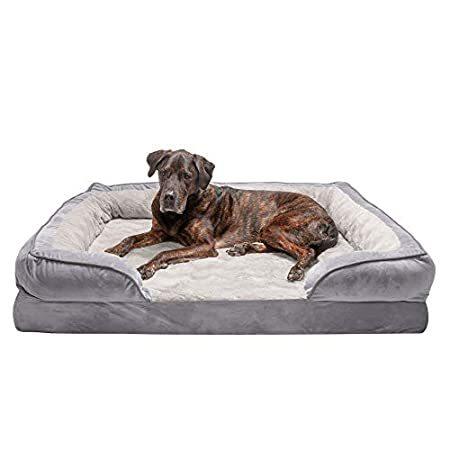 Furhaven Pet Dog Bed， Large Dog Beds for Large Dogs， Medium Small Dog Beds