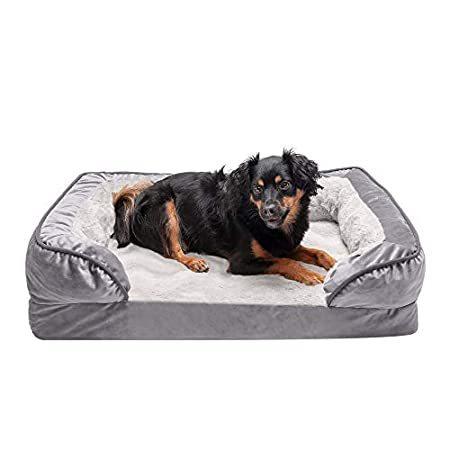 Furhaven Pet Dog Bed， Large Dog Beds for Large Dogs， Medium Small Dog Beds