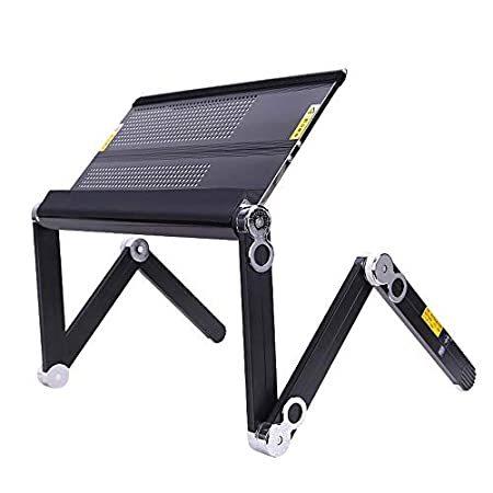 Folding desk Laptop Table Stand for Bed,Aluminum Alloy Laptop Stand with Wr